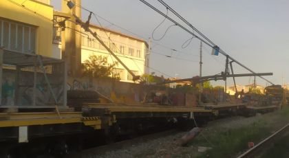 Nellla notte fra il 1 e 2 giugno deragliamento di un treno cantiere