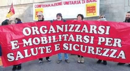 Solidariet� lavoratore infortunato presso Overmarine  
