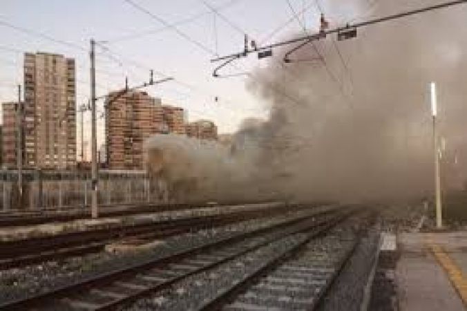 Incendio alla stazione di Napoli… momenti di paura