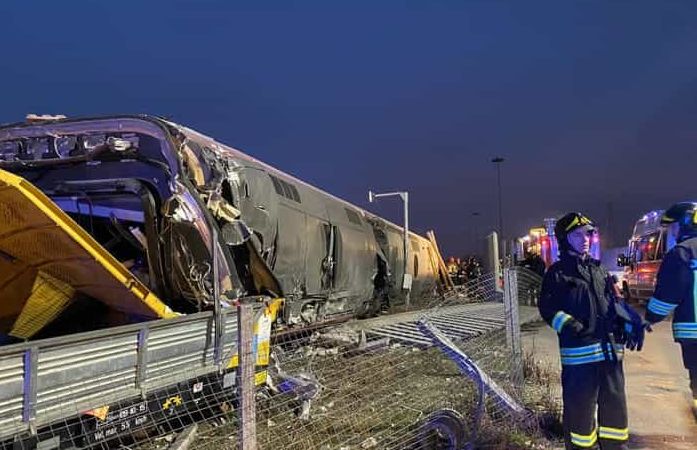 Sfiorata la tragegia scontro fra i treni a Piacenza