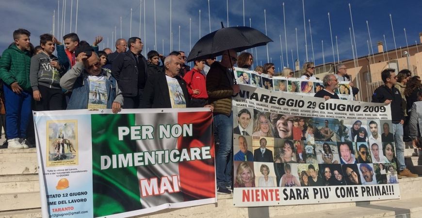 I familiari della strage di Viareggio ricordano quei drammatici fatti