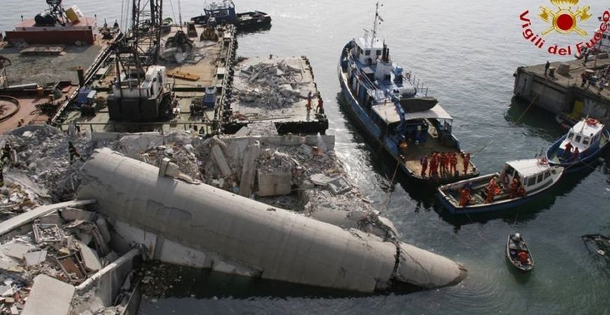 Nel terribile crollo della Torre Piloti morirono nove persone